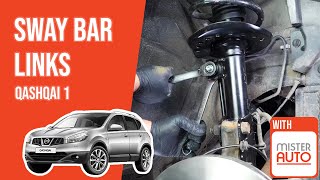 Youtube thumbnail of video "How to replace the sway bar links Qashqai 1 🚗"