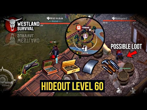 I FOUND SOME LOOTS AT HIDEOUT LEVEL 60 - Westland Survival Cowboy Game