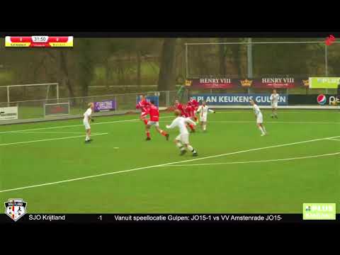 Samenvatting SJO Krijtland JO15-1 vs VV Amstenrade JO15-1  04-12-2021