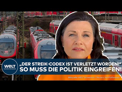 BAHNSTREIK: Deutschlandweite Wellenstreiks der Lokführer angekündigt! So muss die Politik eingreifen