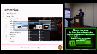BSidesLV 2013   3 2 6 Matriux Leandros An Open Source Penetration Testing and Forensic Distribution