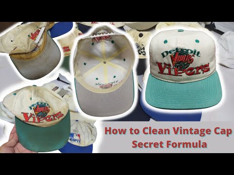 YouTube video about: How to get stains out of white hats?