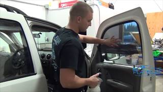 How To Professionally Tint - Jeep Liberty Front Door Window