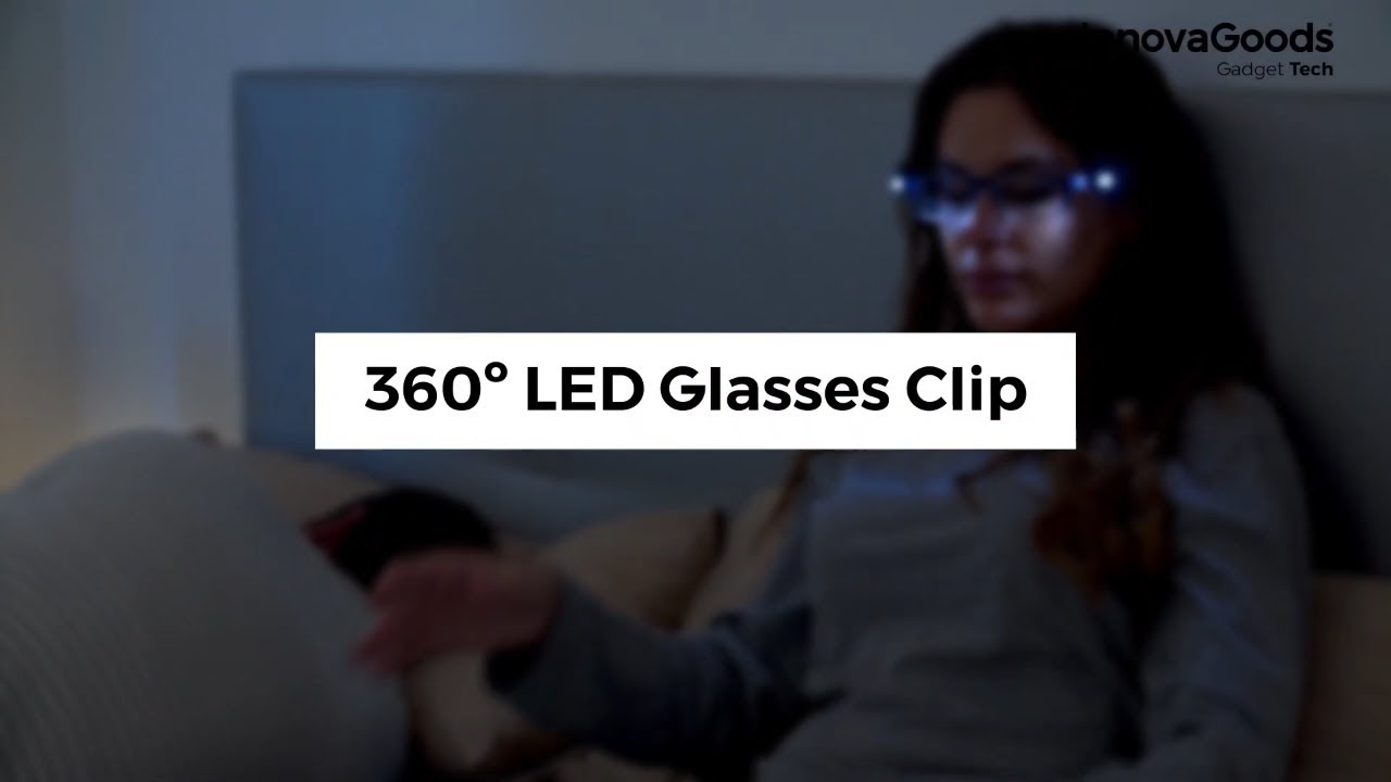 InnovaGoods Gadget Tech 360º LED lemputė akiniams (2 vienetai)