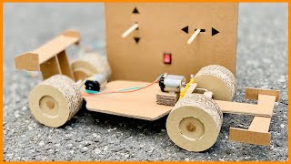 How to make a F1 RC car at home from cardboard –