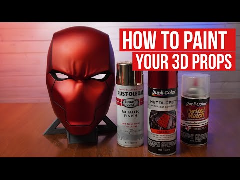 Finishing 3D Prints: How to Paint 3D Printed Parts