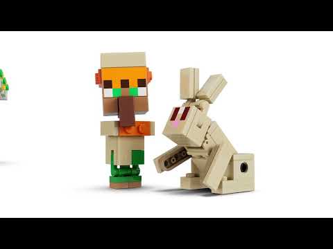 Gambar LEGO Minecraft Chicken Jockey Desert Attack Set 428 pcs 21592 - Mix