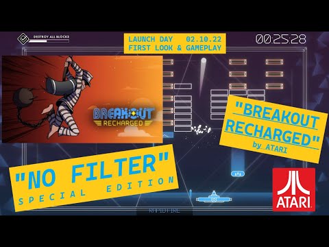 NO FILTER [SE #1] Atari's "Breakout: Recharged" / Launch Day First Look!