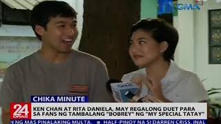 Ken Chan at Rita Daniela, may regalong duet para sa fans ng tambalang "Bobrey" ng "My Special Tatay"