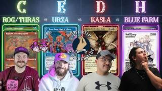 Wizards & Warlocks join us for a cEDH Gameplay: Rog/Thras vs Urza vs Kasla vs Tymna/Kraum