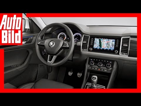 Skoda Kodiaq Teaser / Erste Bilder vom Innenraum / Großer Bruder vom Seat Ateca und VW Tiguan