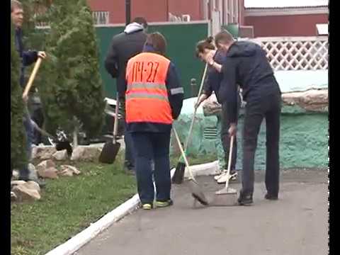 Курские железнодорожники вышли на грандиозный субботник
