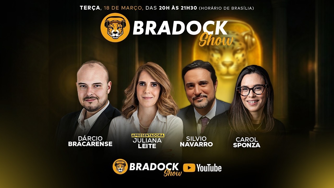 Bradock Show 18/03/26 - Juliana Leite, Darcio Bracarense, Silvio Navarro e Major Vitor Hugo