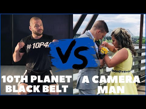 10th Planet Black Belt vs Blue Belt - Live Bjj Rolling Footage