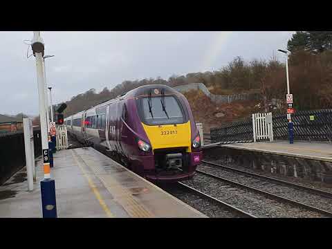 HST 222013 passing through Chesterfield 14.03.2021
