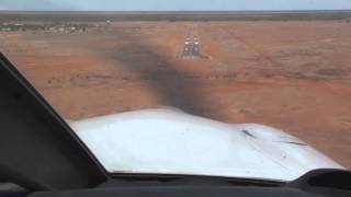preview picture of video 'Landing Runway 14 at Boulia Airport (YBOU)'