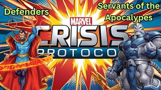 Marvel Crisis Protocol Battle Report: Defenders VS Servants of the Apocalypse