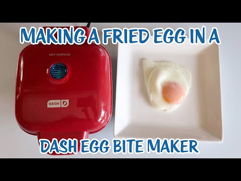 Making A Fried Egg In A Dash Egg Bite Maker