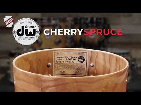 DW Collectors Cherry/Spruce Drum Set