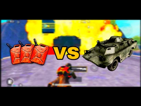 GAS CAN VS. BRDM-2!!! PUBG mobile!!!
