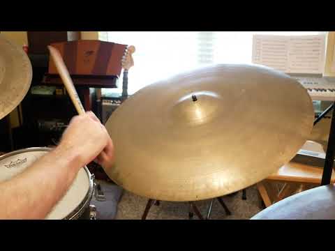 Zildjian Trans Stamp 20 Ride (late 1940s)
