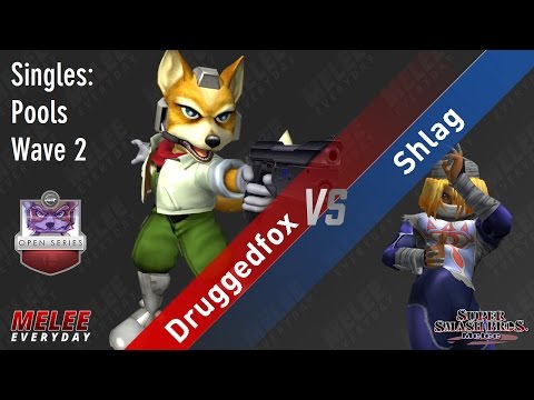 UGC Smash Open - Druggedfox (Fox) vs. Schlag (Sheik) - SSBM - Singles, Pools Wave 2