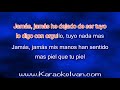 Vicente Fernandez - Jamás (KARAOKE)
