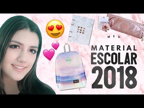 MEU MATERIAL ESCOLAR 2018 ⎜BRUNA BADARÓ