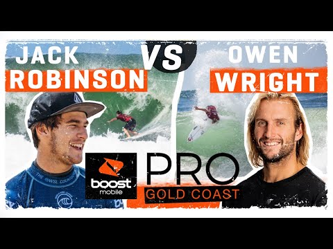 Jack Robinson Puts Up an Excellent Score VS Owen Wright | Boost Mobile Gold Coast Pro Heat Replay