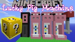 Minecraft: Lucky Block Mod Pig Slot Machine Mini-Game - Modded Mini-Game