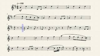 Jeopardy Theme Arr for Trumpet