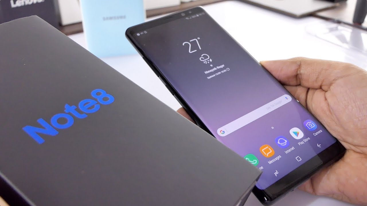 Samsung Galaxy Note 8 Unboxing & Overview (Indian Unit)