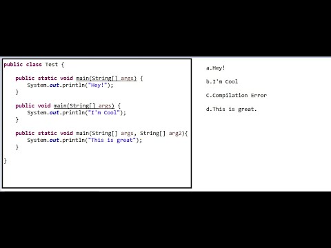 Java Multiple Choice Question 4