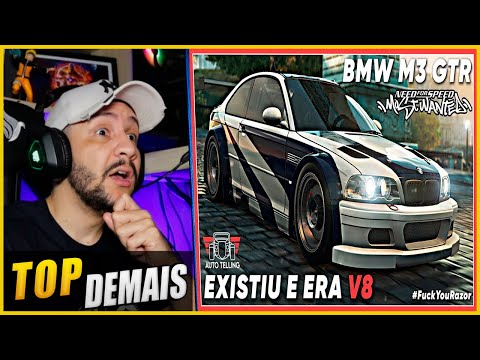 REACT TUDO sobre a BMW M3 GTR do NFS Most Wanted  Ep. #5