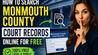 How to search Monmouth County court records online for free