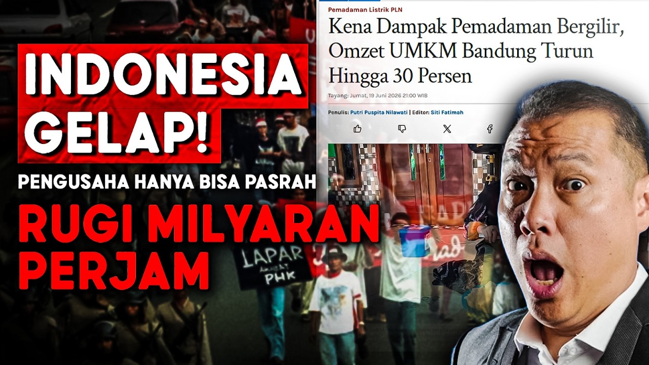 INDONESIA GELAP: Negara Kaya Batu Bara, Kok Mati Terus Merugikan Pengusaha UMKM?