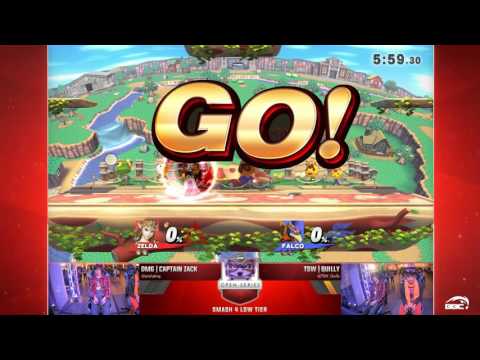 UGC Smash Open Low Tiers SMASH 4 LOW TIER - DMG | Captain Zack (Wii fit) vs TSW | Quilly (Falco)