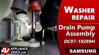 Samsung Washer Will Not Drain - Drain Pump Repair