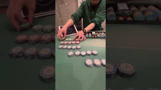 2分間チップタワーチャレンジ #respopoker #大塚 #ポーカー #チップタワー #チップタワー職人 #運営さん大好き #ぞにき