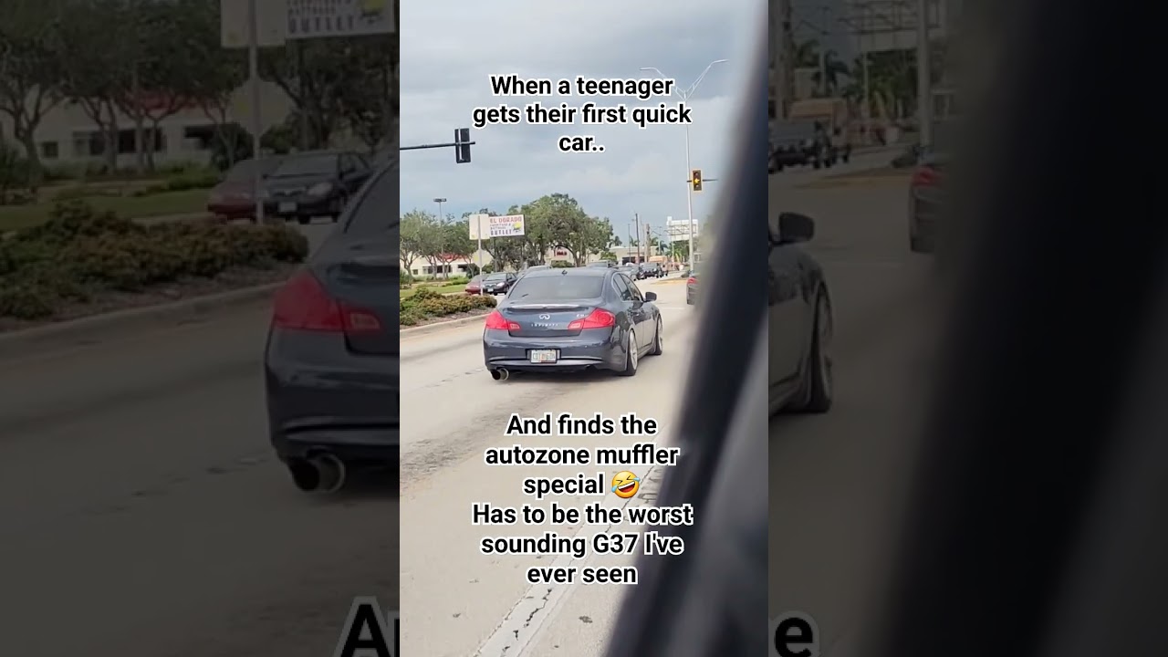 G37 RUINED by Teenager / Autozone Muffler Special! 🤣