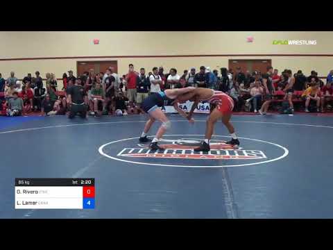 2018 Marine Corps US Open/UWW Junior Freestyle 65 Con 32 #1 - Oliver Rivero (Othe) Vs. Legend Lame