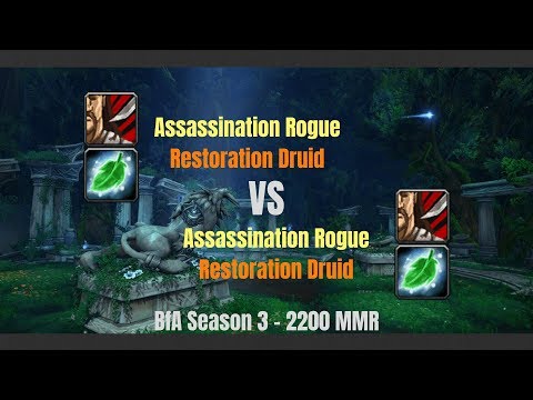 Assassination Rogue PvP 8.2.5 - Outplaying people from start to finish
