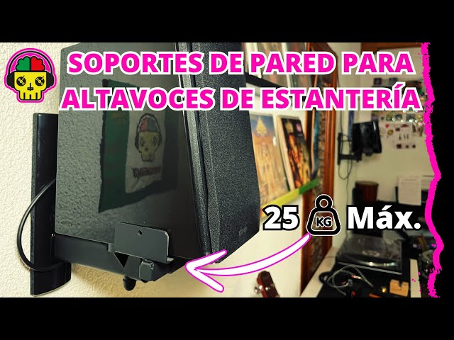 Vídeo relacionado con RICOO Soporte Altavoz para Pared Giratorio Inclinable Brazo para bafles WLAN airplay Speaker Wall-Mount Universal LH023-W Blanco 2 Piezas