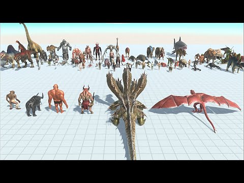 FANTASY WITHOUT DRAGON VS FACTION - Animal Revolt Battle Simulator