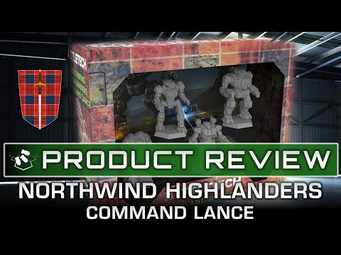 Northwind Highlanders Command Lance Unboxing | Mercenaries Lance Pack | BattleTech Product Review