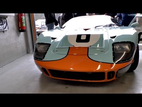 Ford GT40 MK1 Raw V8 Start up & High Revs