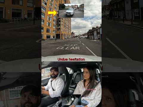 *FAILS FOR HESITATION* 😖 #driving #test #fail #london #road #car #learn #manual