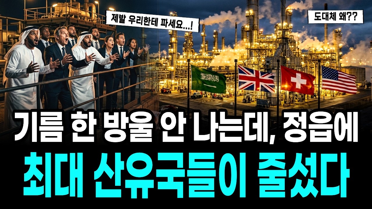 "제발 팔아달라" 기름 한 방울 안 나는 정읍에 세계 최대 산유국이 줄을 선 이유