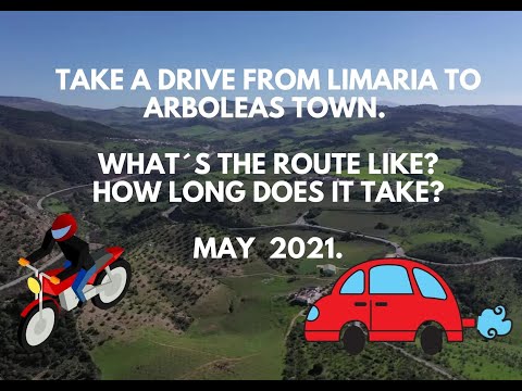 A drive down from the Limaria community to Arboleas town.