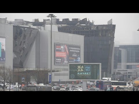 Images of Moscow concert hall morning after deadly gun attack | AFP